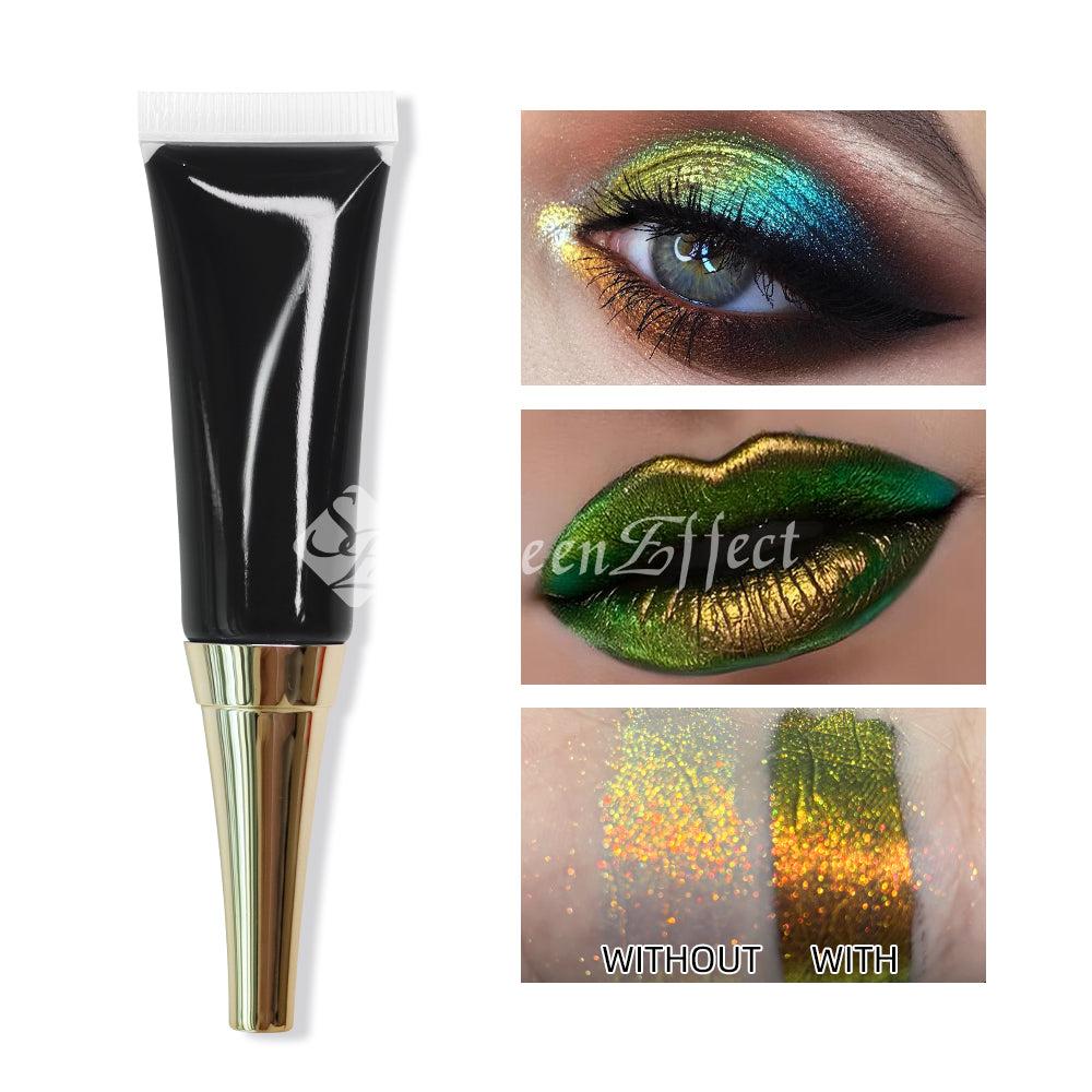 SheenEffect Professional Eyeshadow Black Base Primer – Intense Color Amplifier, Smudge-Proof & Waterproof (Vegan, Hypoallergenic, 8.2g Soft Tube)