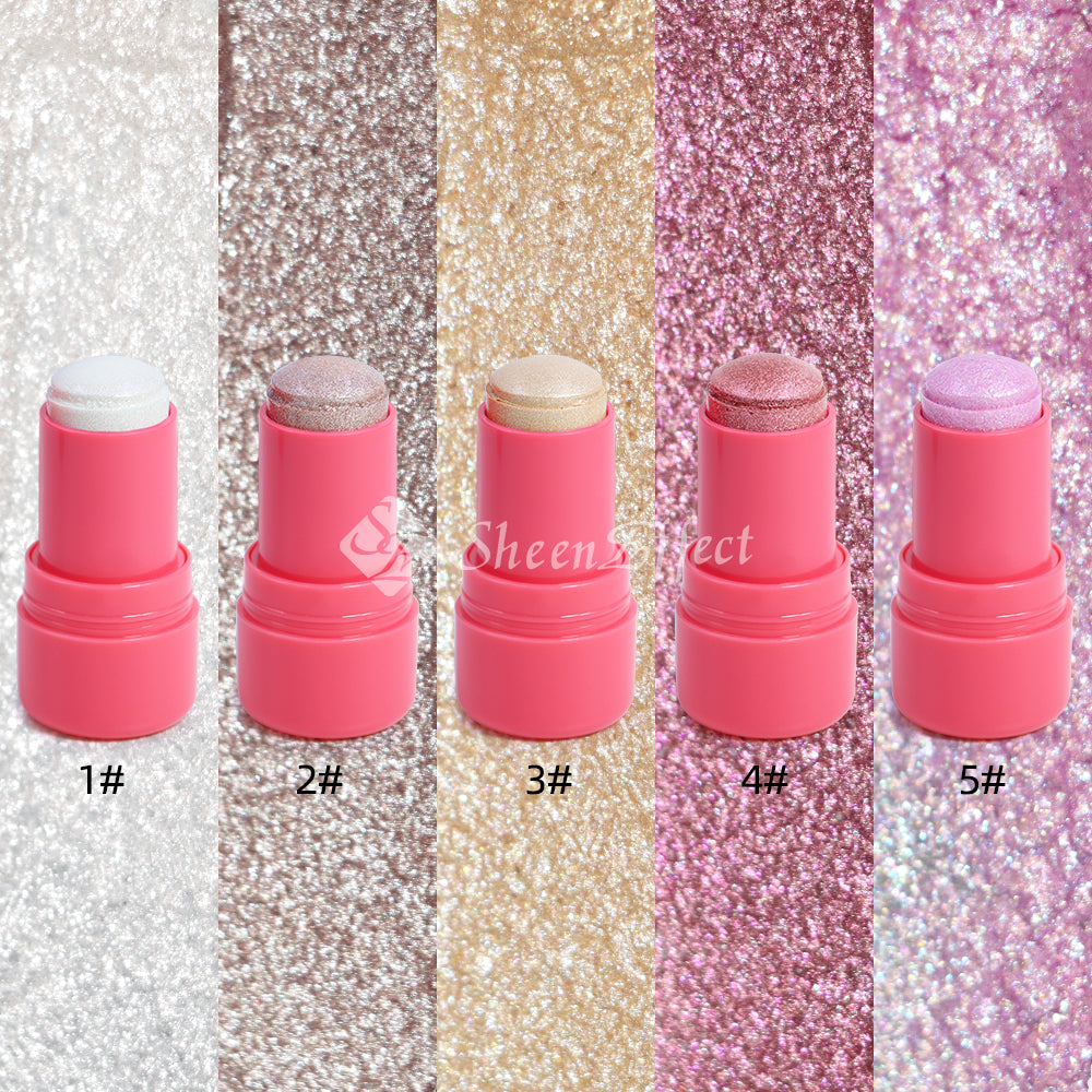 SheenEffect Multi-Use Highlighter Stick – Vegan, Buildable Radiance for Face & Body | Cruelty-Free