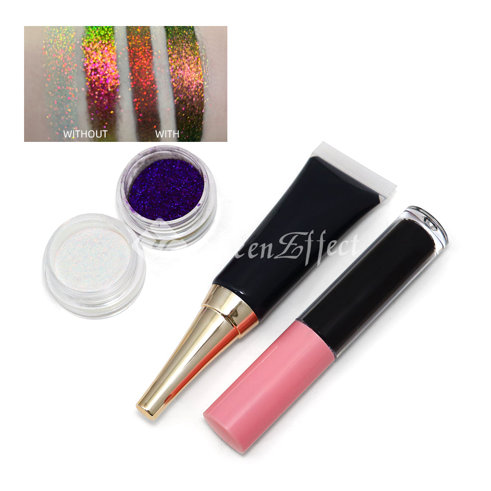 SheenEffect Professional Eyeshadow Black Base Primer – Intense Color Amplifier, Smudge-Proof & Waterproof (Vegan, Hypoallergenic, 8.2g Soft Tube)
