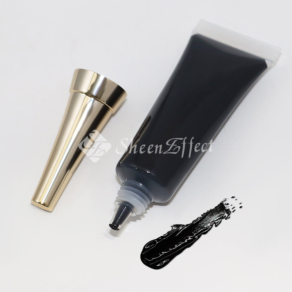 SheenEffect Professional Eyeshadow Black Base Primer – Intense Color Amplifier, Smudge-Proof & Waterproof (Vegan, Hypoallergenic, 8.2g Soft Tube)