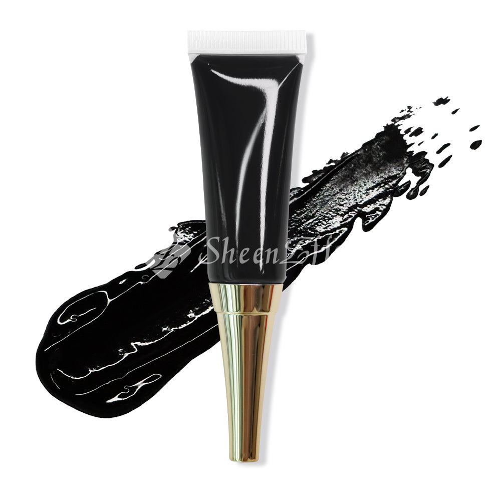 SheenEffect Professional Eyeshadow Black Base Primer – Intense Color Amplifier, Smudge-Proof & Waterproof (Vegan, Hypoallergenic, 8.2g Soft Tube)