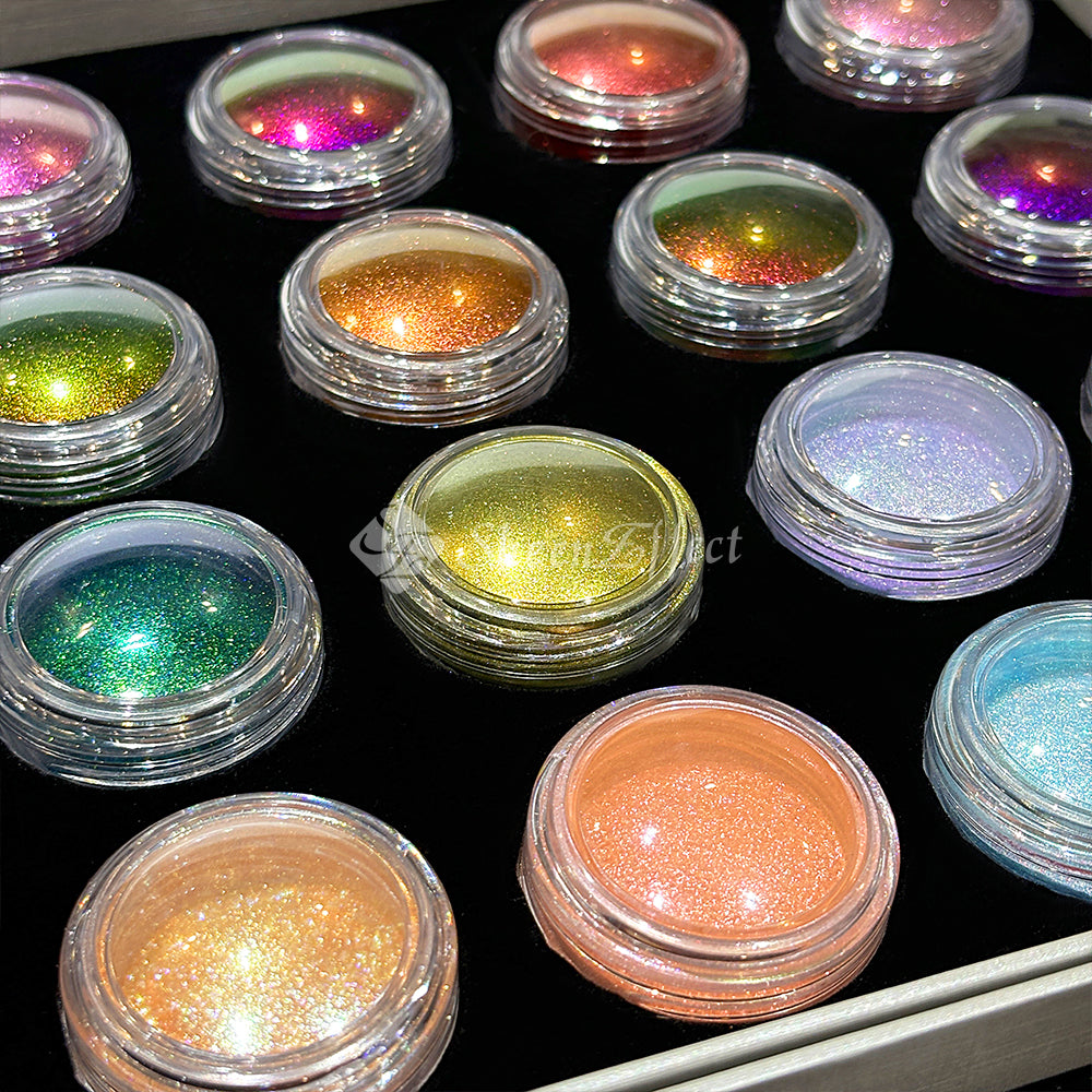 SheenEffect Multi-Use Glitter Kit | Customizable Cosmetic Glitter Jars – Vegan, Cruelty-Free & Long-Lasting Adhesion