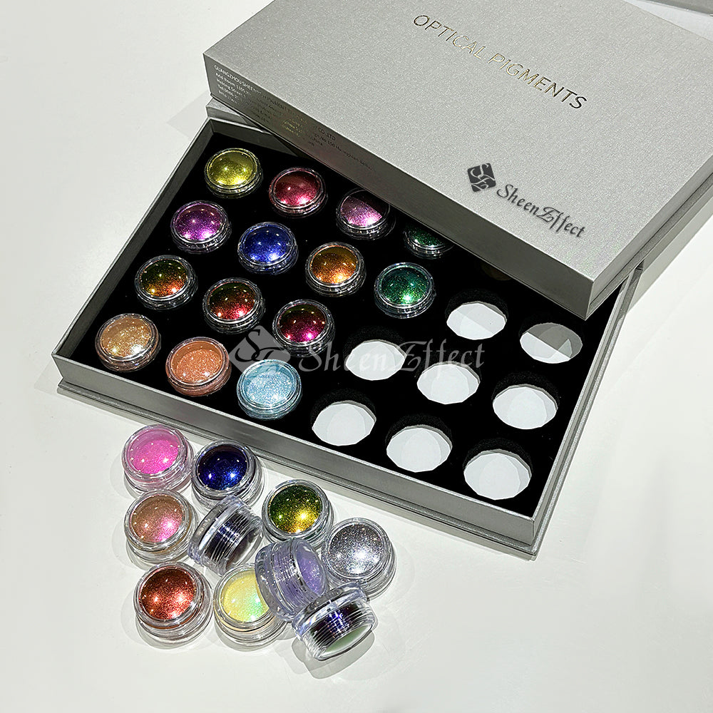 SheenEffect Multi-Use Glitter Kit | Customizable Cosmetic Glitter Jars – Vegan, Cruelty-Free & Long-Lasting Adhesion