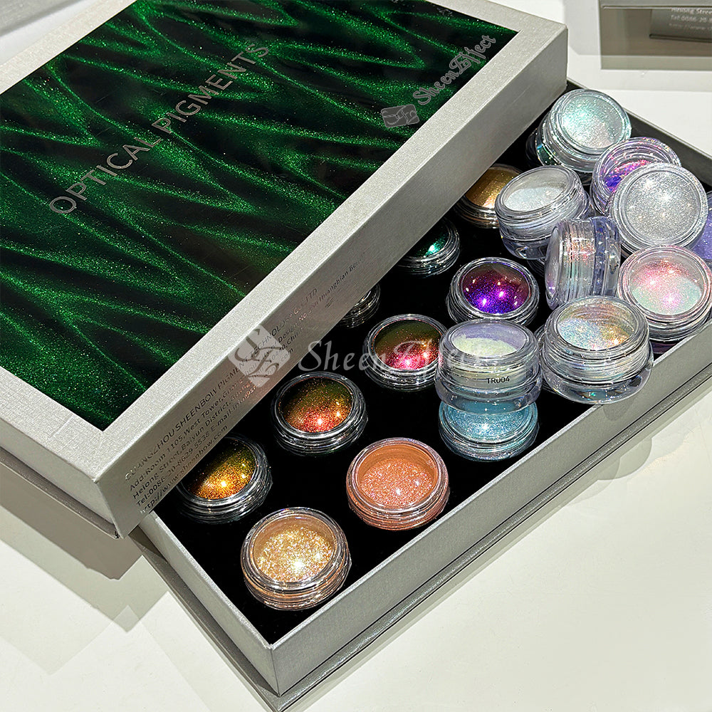 SheenEffect Multi-Use Glitter Kit | Customizable Cosmetic Glitter Jars – Vegan, Cruelty-Free & Long-Lasting Adhesion