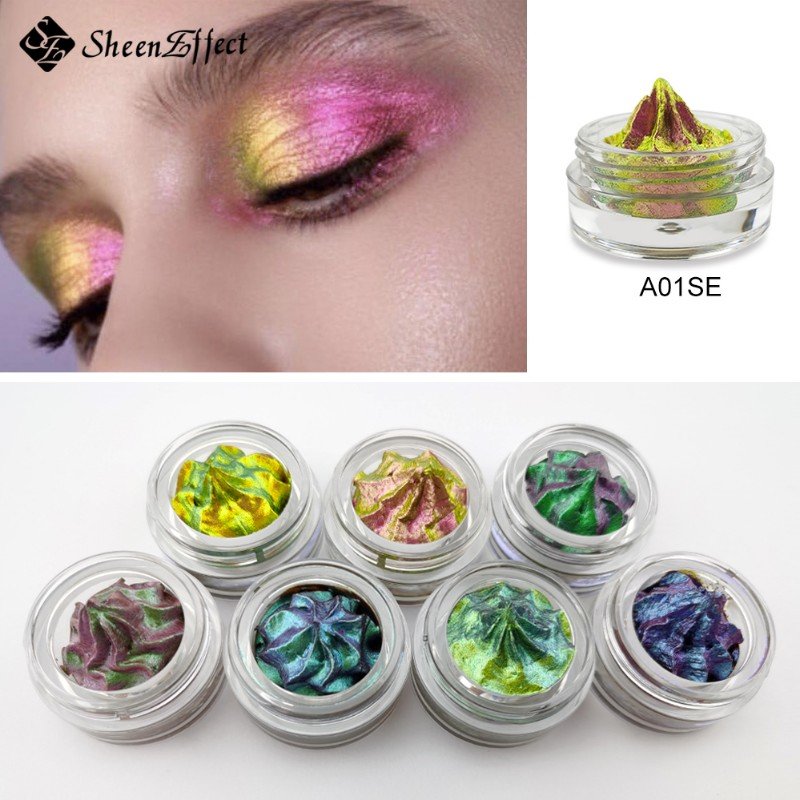 SheenEffect Chameleon Cream Eyeshadow Stick Color Shift Customizable Formulas | Long-Wear & Hydrating