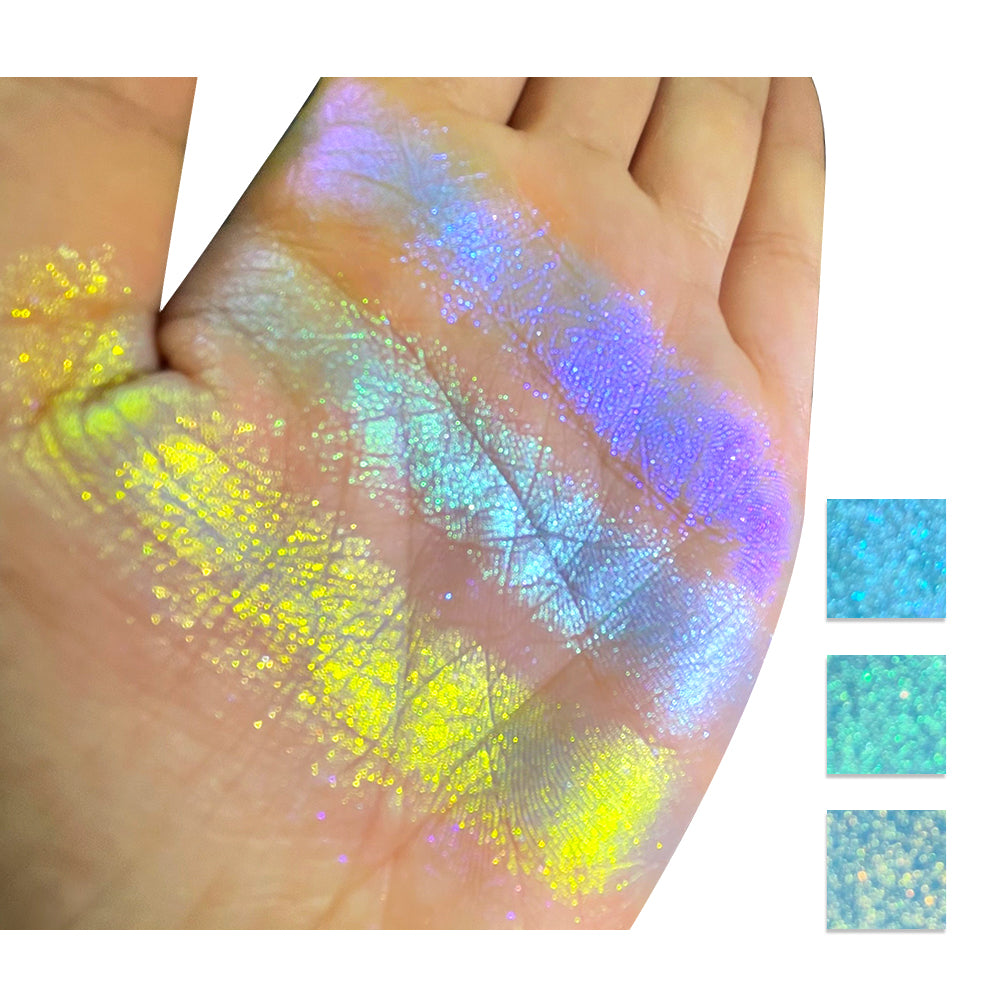 sheeneffect 9colors palette High Pigmented Iridescdent Glitter Mermaid Chameleon eyeshadow