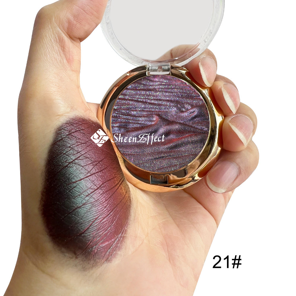 Mountain Relief Highlighter Palette – 3D Embossed Design, Multi-Use Radiant Pigments