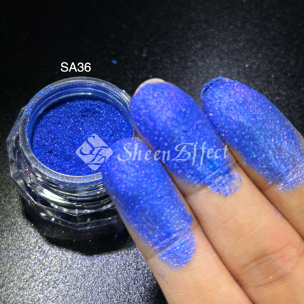 Sheen Effect Diamond Star Recolored Powder - Multichrome Pigment for Cosmic Makeup, Nails & Art