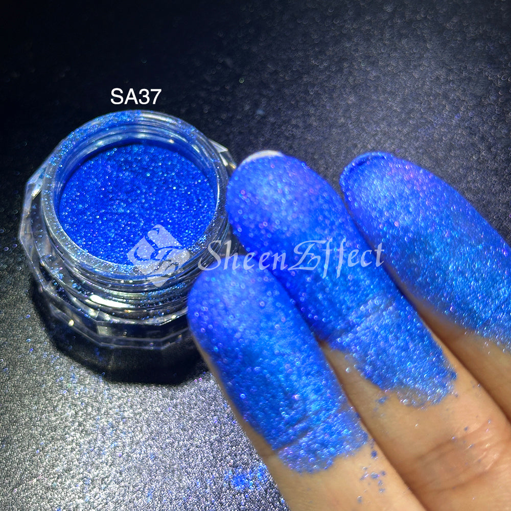 Sheen Effect Diamond Star Recolored Powder - Multichrome Pigment for Cosmic Makeup, Nails & Art