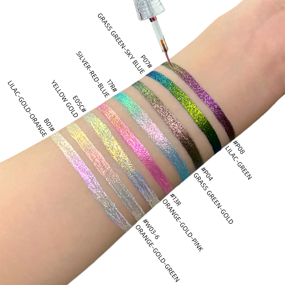 Chameleon Liquid Eyeliner – Photochromic Color Shift, 24H Waterproof & Smudge-Proof