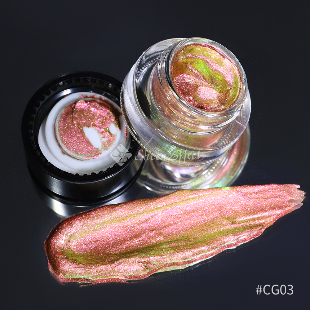 Metallic Chameleon Cream Eyeshadow – Light-Activated Color Shift, 24H Hydrating Formula