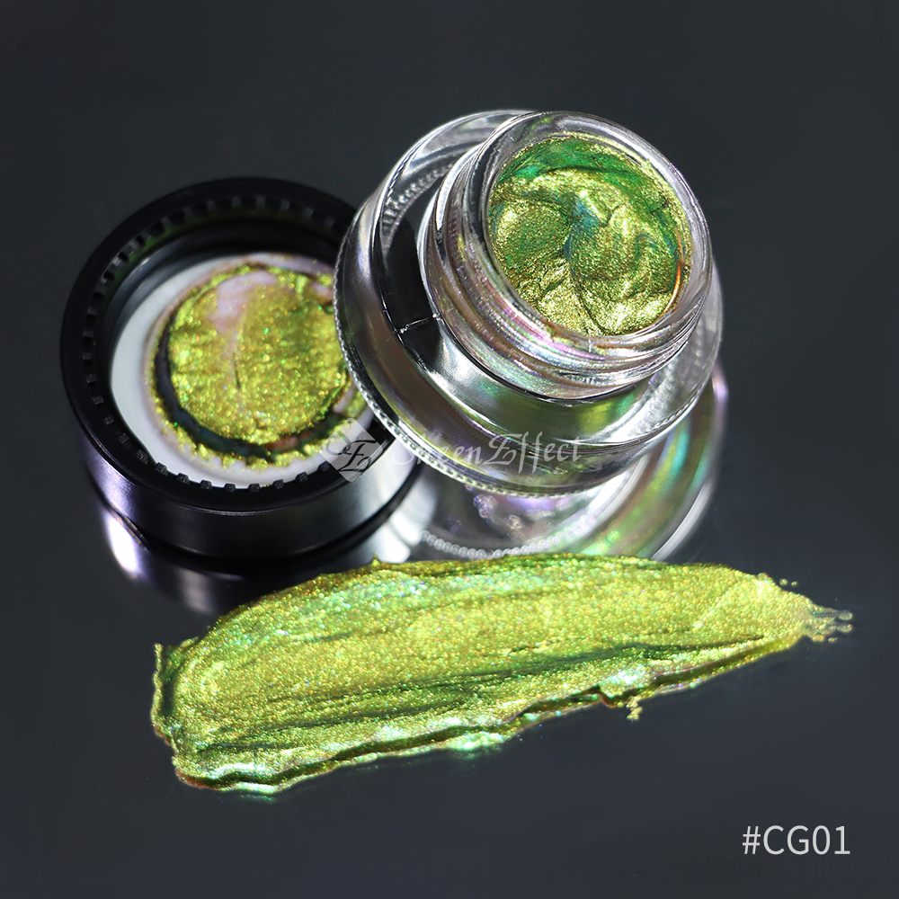 Metallic Chameleon Cream Eyeshadow – Light-Activated Color Shift, 24H Hydrating Formula
