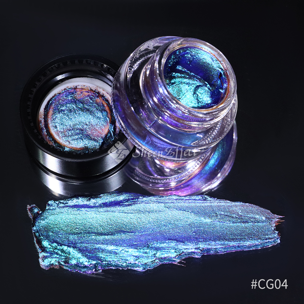 Metallic Chameleon Cream Eyeshadow – Light-Activated Color Shift, 24H Hydrating Formula
