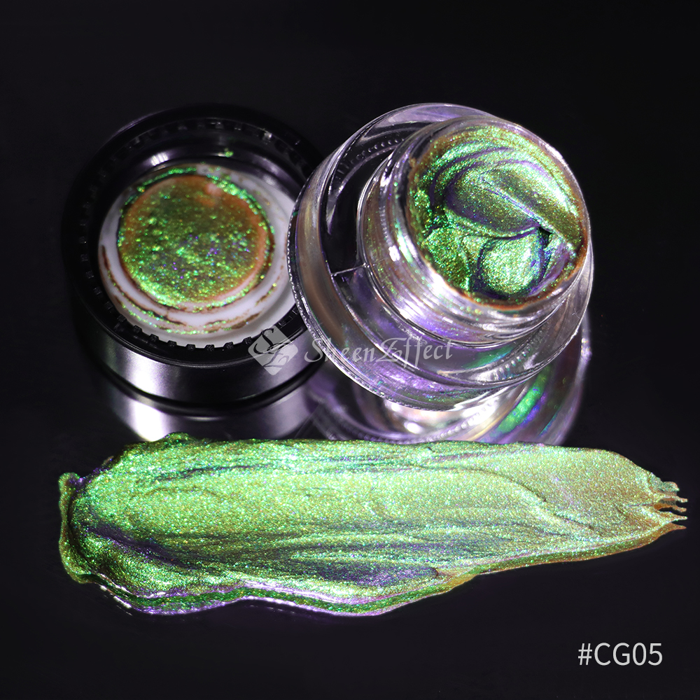 Metallic Chameleon Cream Eyeshadow – Light-Activated Color Shift, 24H Hydrating Formula