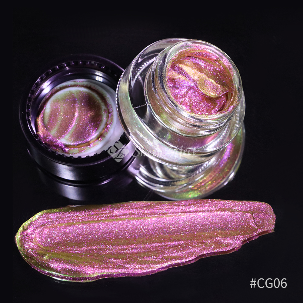 Metallic Chameleon Cream Eyeshadow – Light-Activated Color Shift, 24H Hydrating Formula