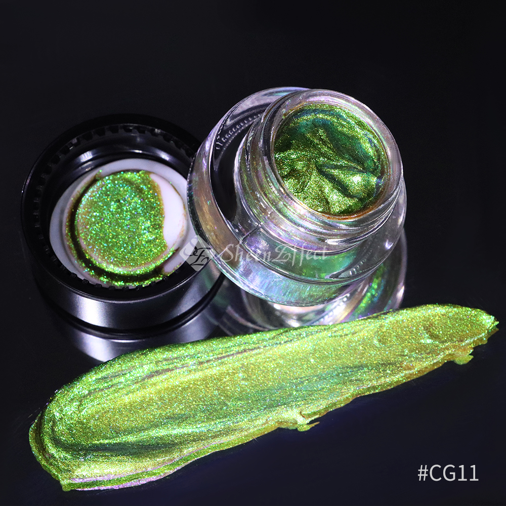 Metallic Chameleon Cream Eyeshadow – Light-Activated Color Shift, 24H Hydrating Formula