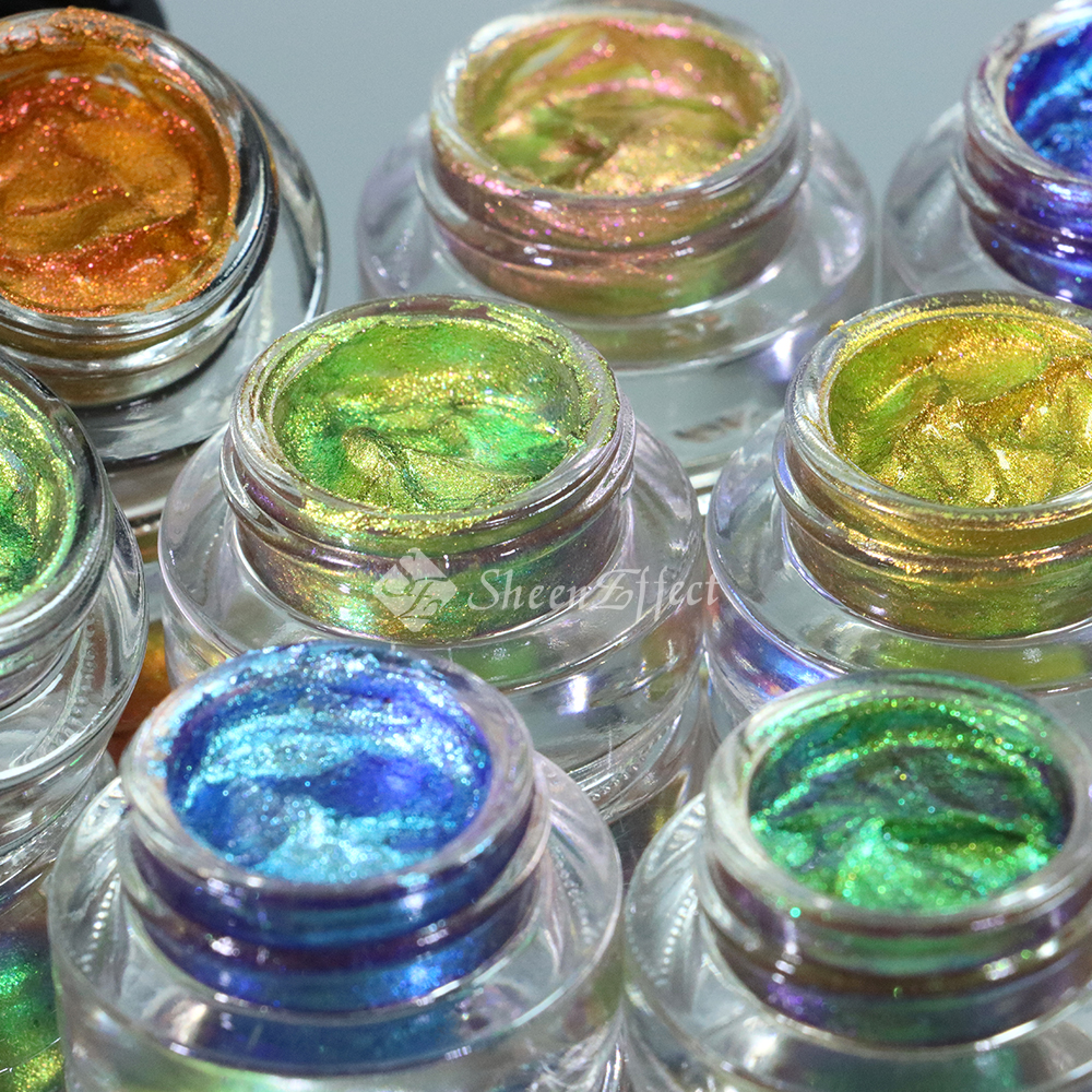 Metallic Chameleon Cream Eyeshadow – Light-Activated Color Shift, 24H Hydrating Formula