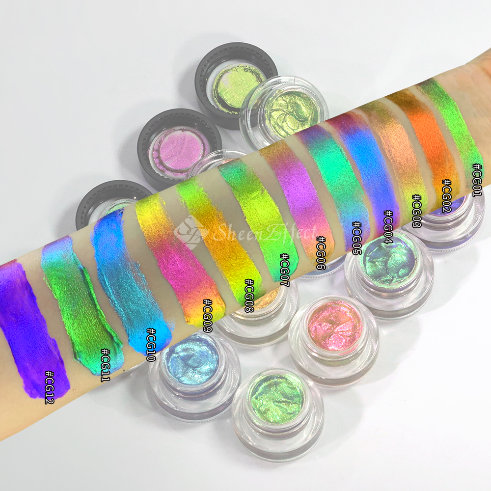 Metallic Chameleon Cream Eyeshadow – Light-Activated Color Shift, 24H Hydrating Formula