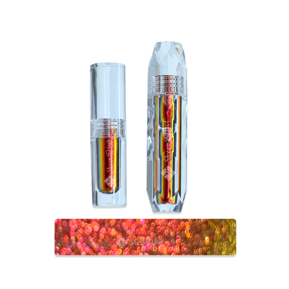 Chameleon Liquid Eyeshadow – Black-to-Red Color Shift, 18H Crease-Proof Metallic Finish