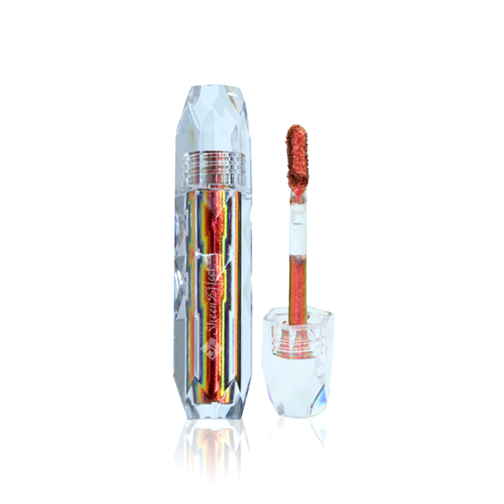 Chameleon Liquid Eyeshadow – Black-to-Red Color Shift, 18H Crease-Proof Metallic Finish